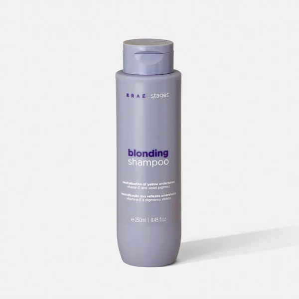 Shampoo Cabelos Loiros Braé Stages Blonding - 250ml