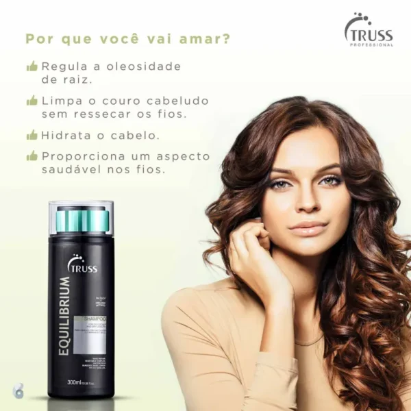 Shampoo Equilibrium Truss - 300ml - Imagem 3
