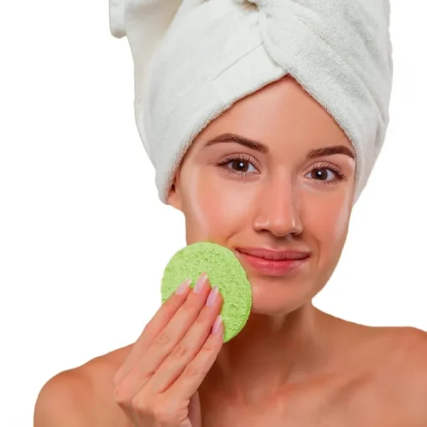 Esponja Celulose Facial Ricca Verde - 2und - Imagem 2