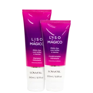 Kit Lowell Liso Mágico Shampoo 240ml + Condicionador 200ml