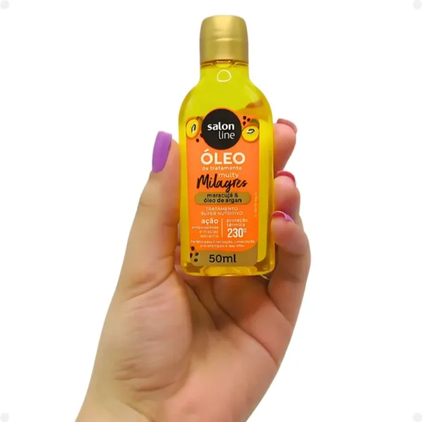 Salon Line Multy Óleo Maracujá e Argan - 50ml - Imagem 4