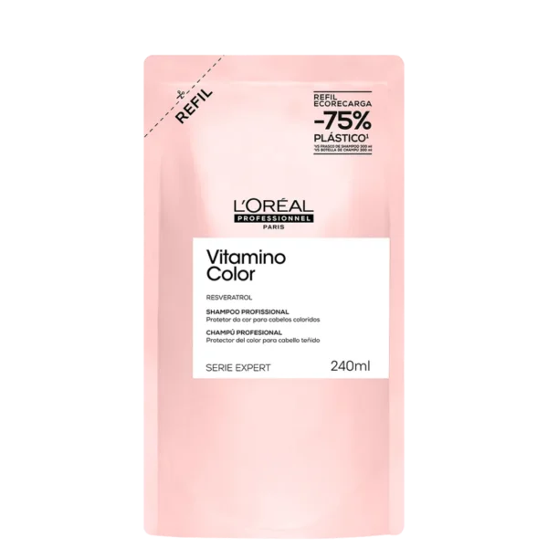Shampoo L'Oréal Professionnel Serie Expert Vitamino Color Resveratrol Refil - 240ml