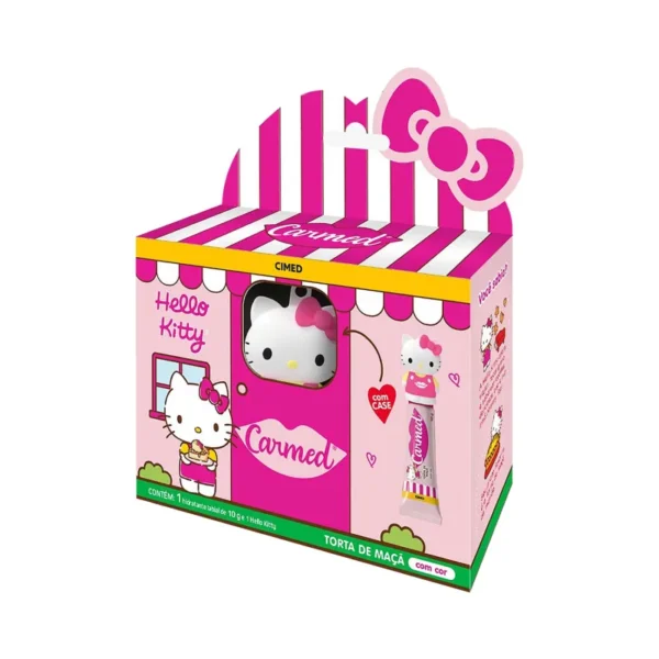 Carmed Hello Kitty Torta de Maçã com cor - 10g - Imagem 2