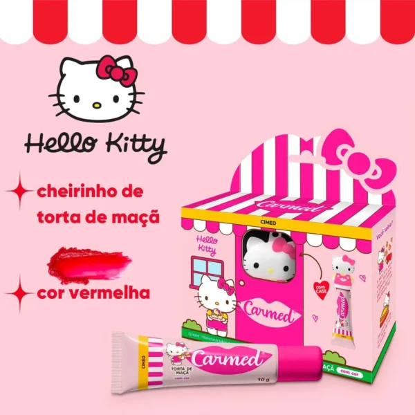 Carmed Hello Kitty Torta de Maçã com cor - 10g - Imagem 4