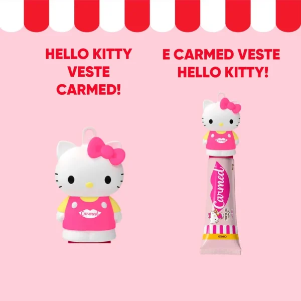 Carmed Hello Kitty Torta de Maçã com cor - 10g - Imagem 5