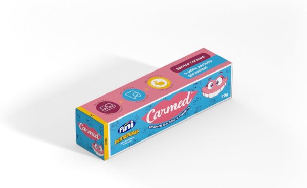 Kit Gel Dental Carmed Fini Beijos + Dentaduras - 70g - Imagem 8