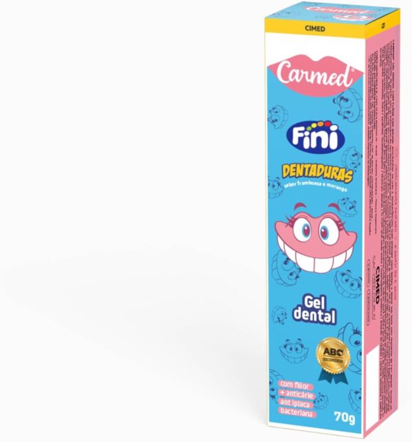 Kit Gel Dental Carmed Fini Beijos + Dentaduras - 70g - Imagem 9