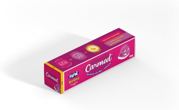 Kit Gel Dental Carmed Fini Beijos + Dentaduras - 70g - Imagem 5