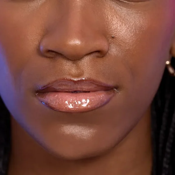 Gloss Glitter Eletric Glaze Ruby Kisses Blush Gold - Imagem 3