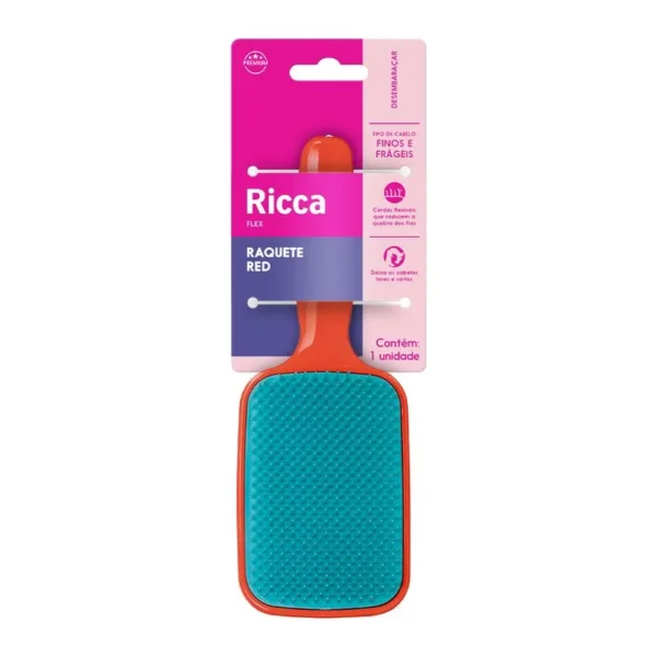 Escova Raquete Flex Red Ricca - Imagem 4