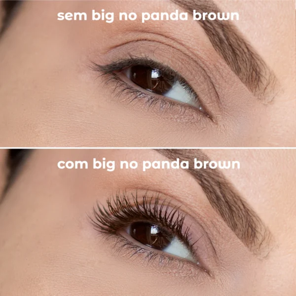 Máscara de Cílios Vizzela No Panda Big Brown - Imagem 7
