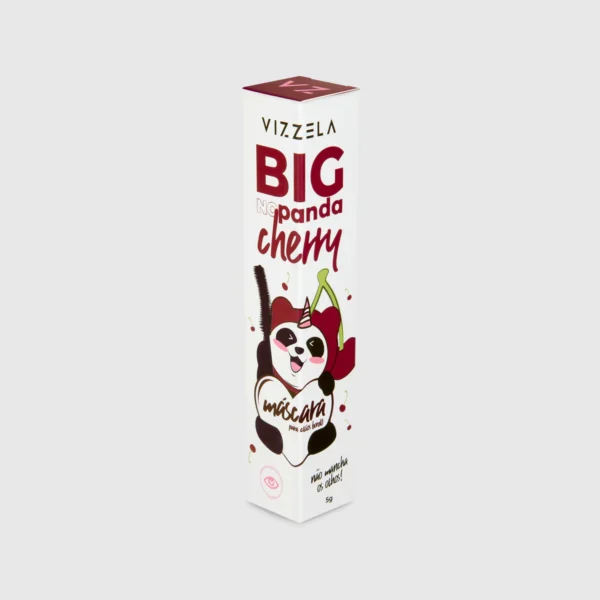 Máscara de Cílios Vizzela No Panda Big Cherry - Bordô - Imagem 2