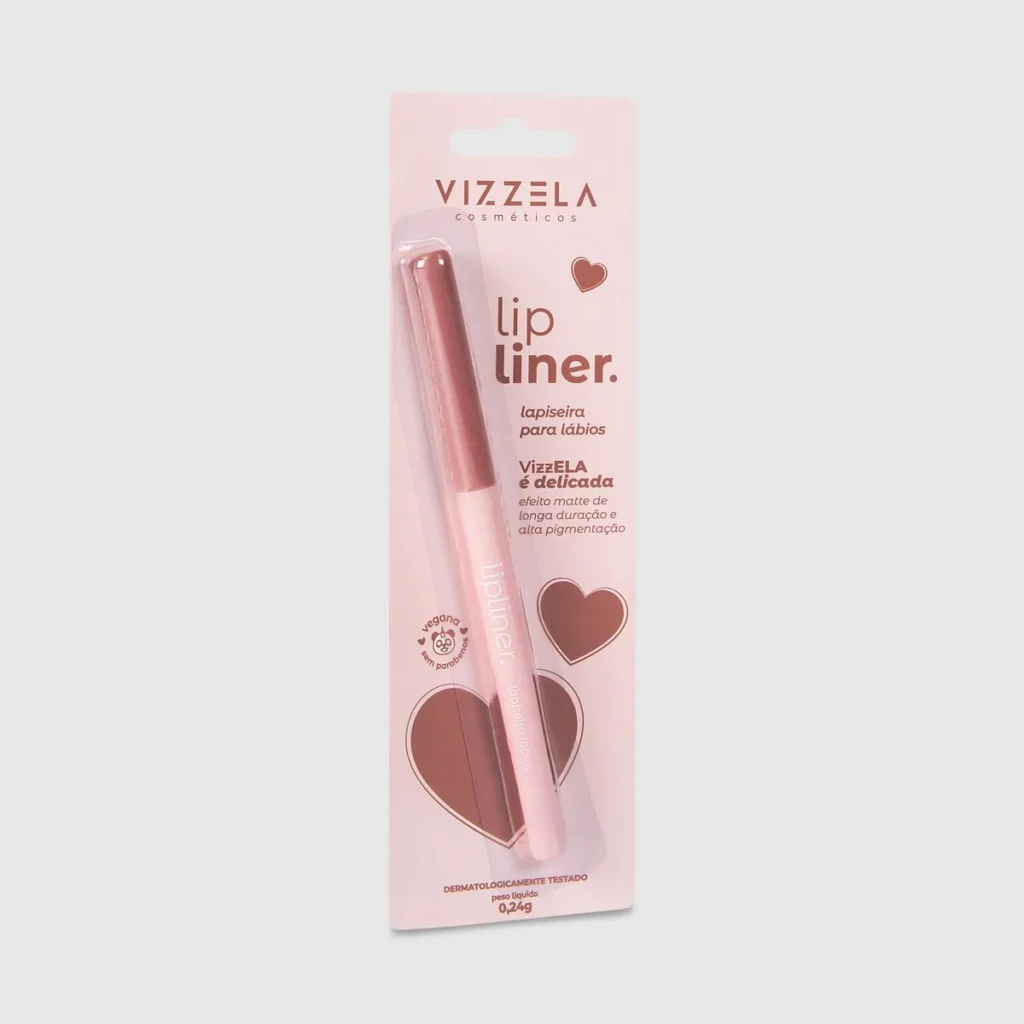 Lapiseira Labial Vizzela é Delicada - cor 01
