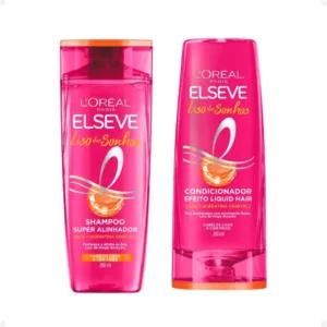 Kit Elseve Liso dos Sonhos Shampoo + Condicionador - 200ml