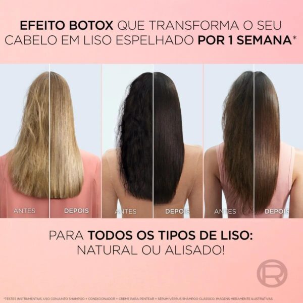 Kit Elseve Liso dos Sonhos Shampoo + Condicionador - 200ml - Imagem 6
