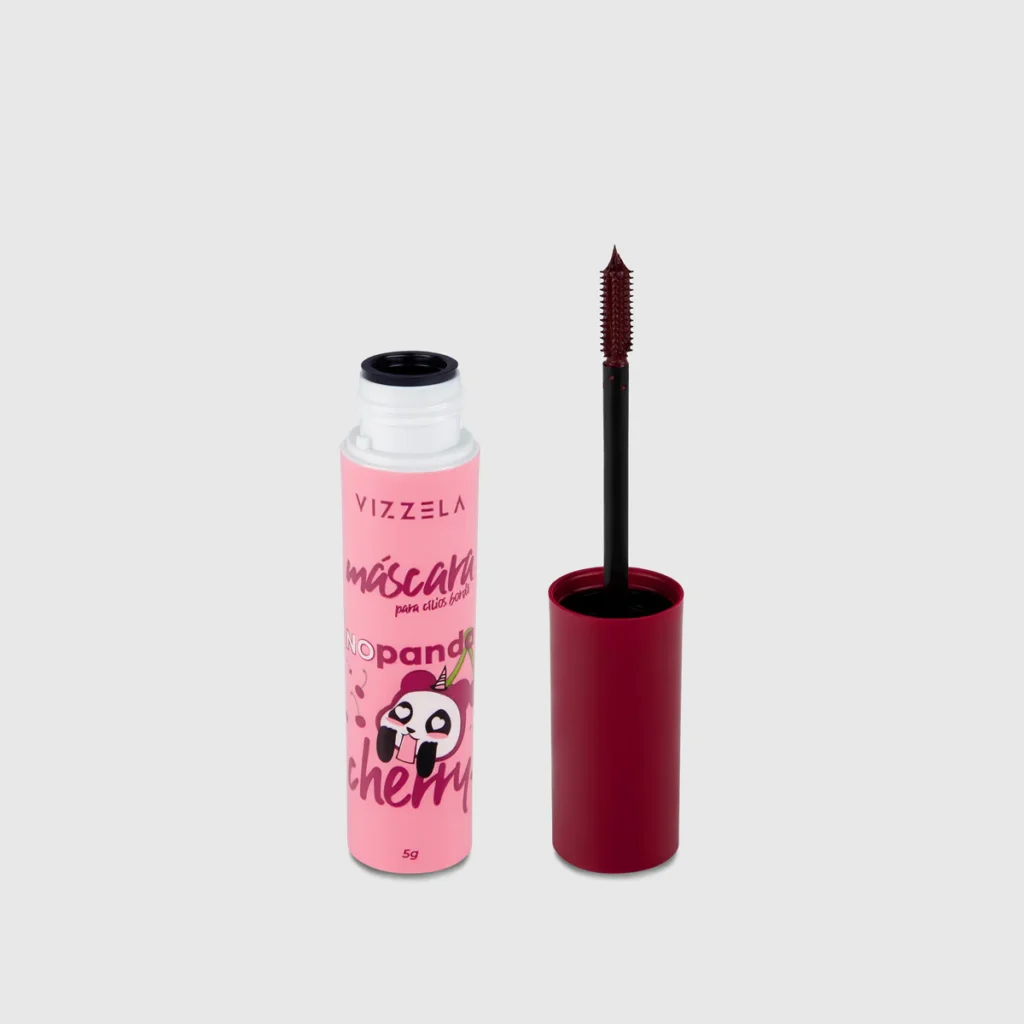 Máscara de Cílios Vizzela No Panda Cherry - Bordô