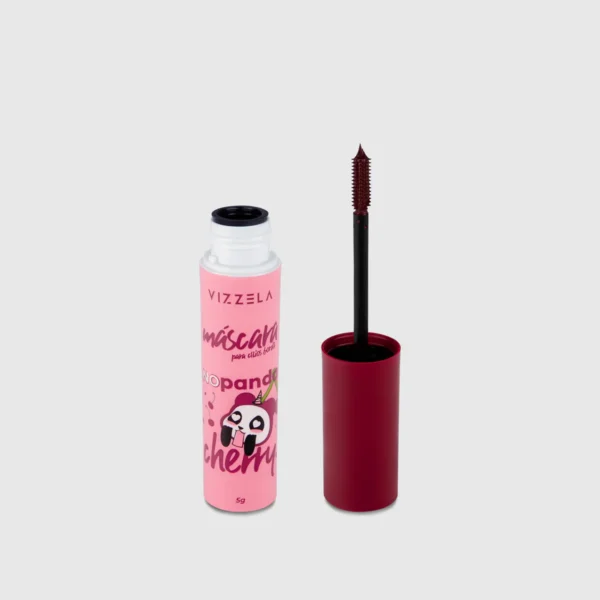 Máscara de Cílios Vizzela No Panda Cherry - Bordô