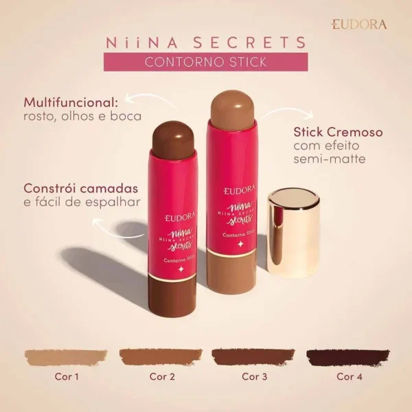Contorno Stick Multifuncional Eudora Niina Secret cor 02 - Imagem 7