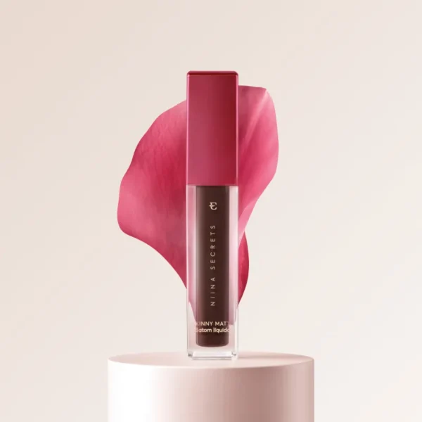 Batom Líquido Niina Secrets Skinny Matte Marrom Lírio - 5ml - Imagem 2