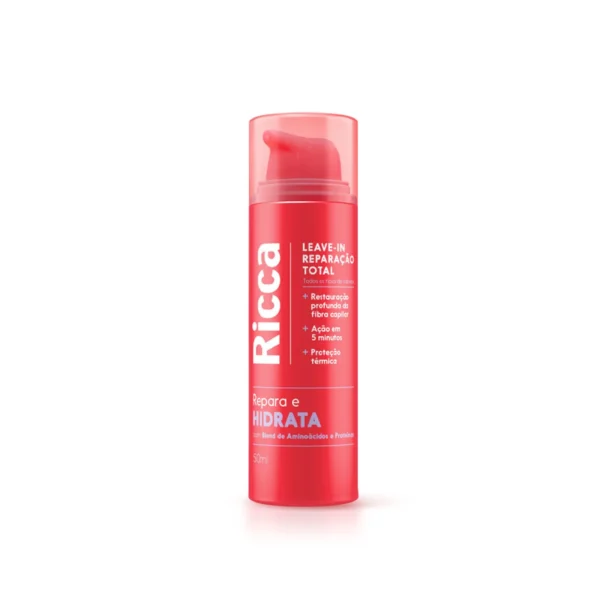 Leave-in Reparação Total Ricca Repara e Hidrata - 50ml