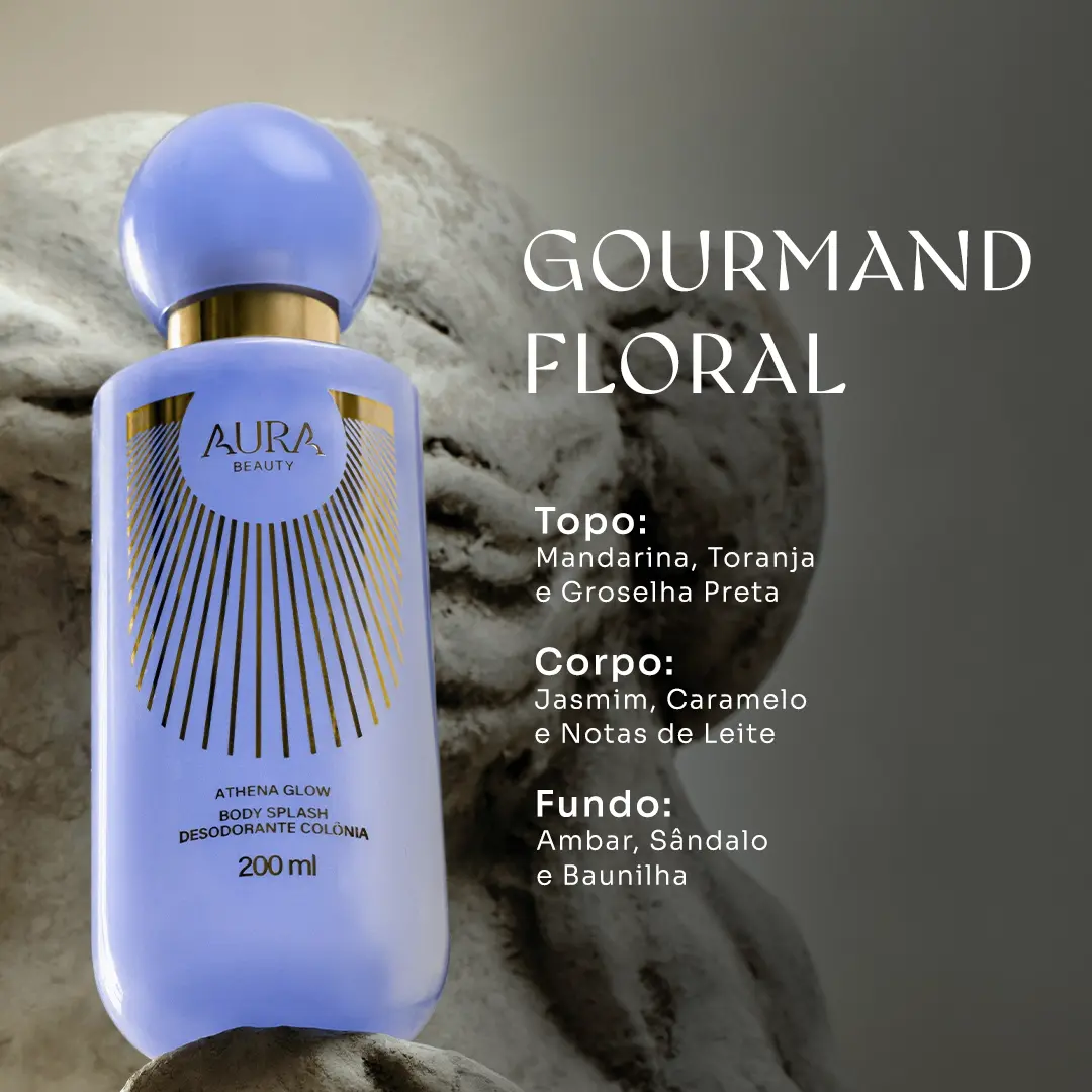 Body Splash Aura Beauty Athena Glow 200ml - Imagem 2