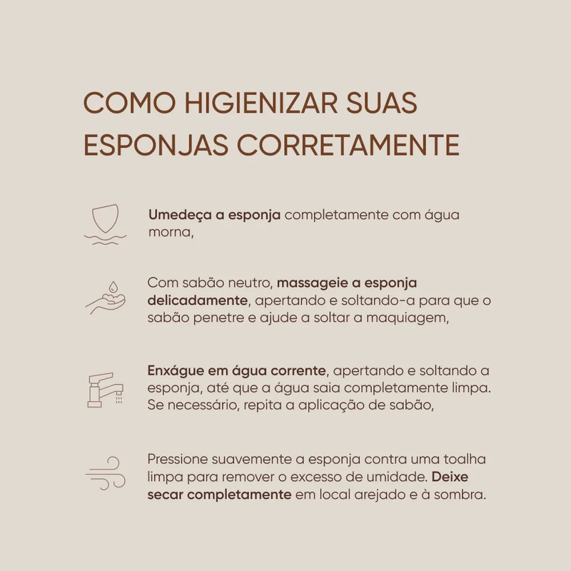 Esponja de Maquiagem Mascavo Big Precision - Imagem 5
