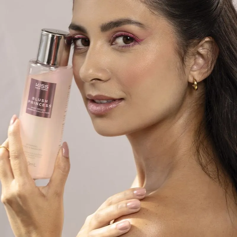 Body Splash Kiss New York Shimmer Collection Blush Princess - Imagem 4