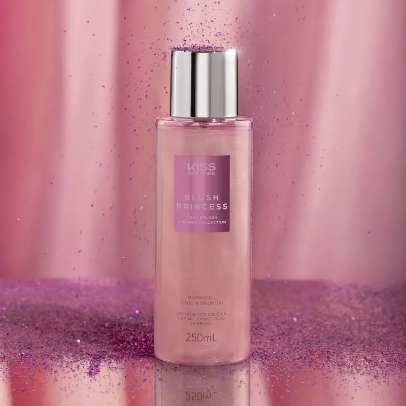 Body Splash Kiss New York Shimmer Collection Blush Princess - Imagem 3