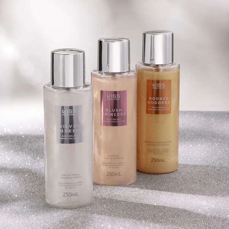 Body Splash Kiss New York Shimmer Collection Blush Princess - Imagem 5