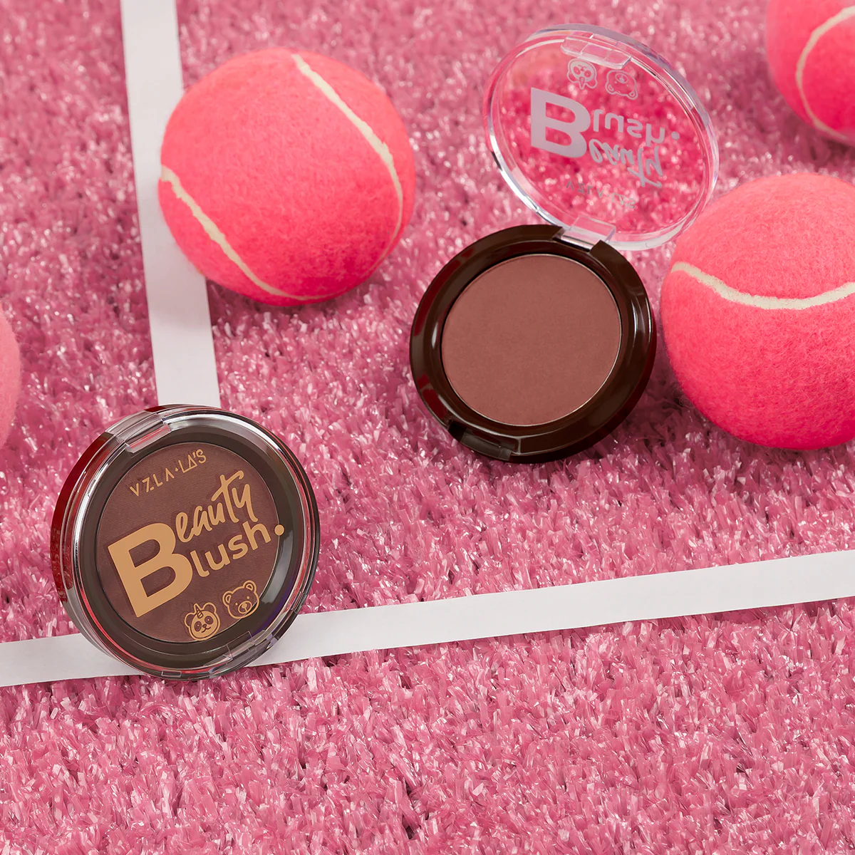 Beauty Blush Compacto Vizzela Red Mocha - Imagem 5