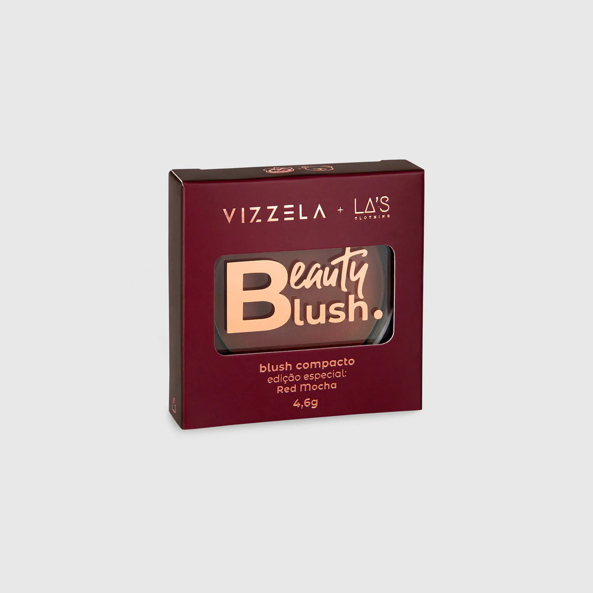 Beauty Blush Compacto Vizzela Red Mocha - Imagem 3