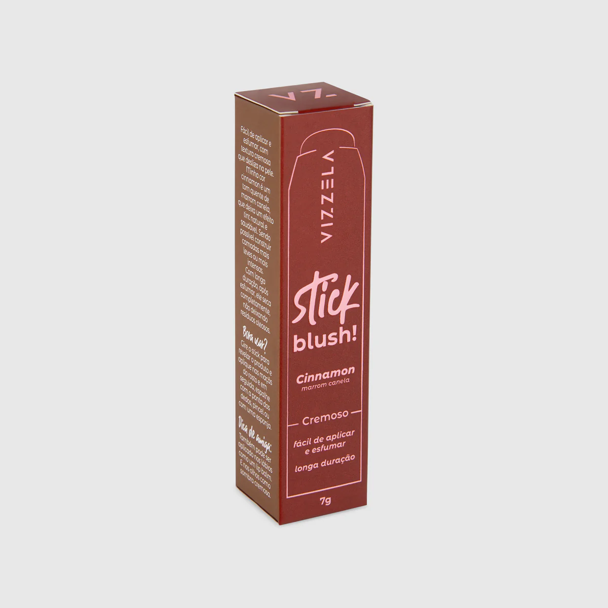 Blush Stick Vizzela Cinnamon - Imagem 3