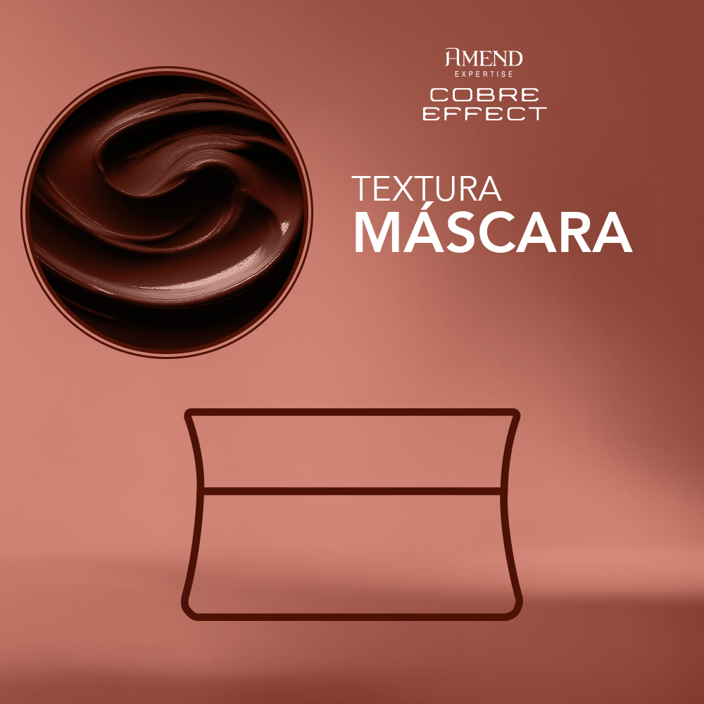 Máscara Realce da Cor Cobre Effect Amend 300g - Imagem 3