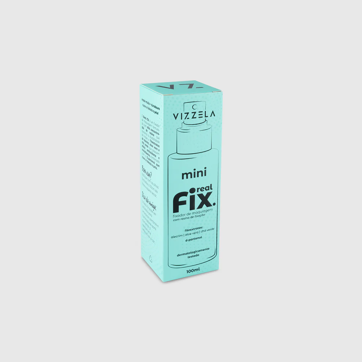 Mini Real Fix Fixador de Maquiagem Vizzela 100ml - Imagem 3