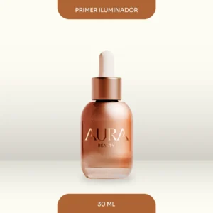 Primer Acetinado Aurora Beauty 30ml - Gotas Iluminadoras