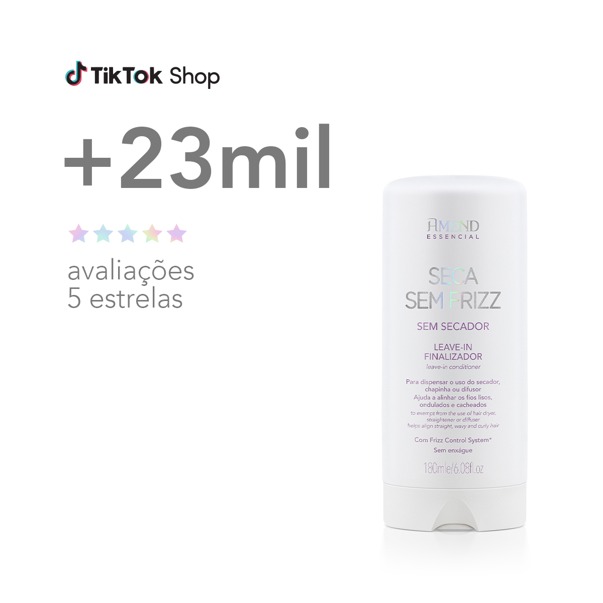 Leave-in Seca Sem Frizz Amend - Imagem 2