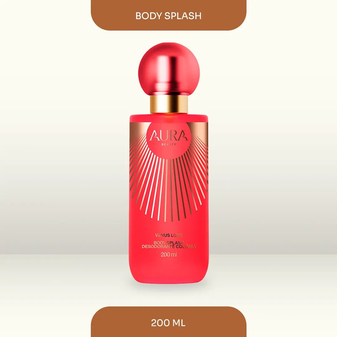Body Splash Aura Beauty Venus Love 200ml