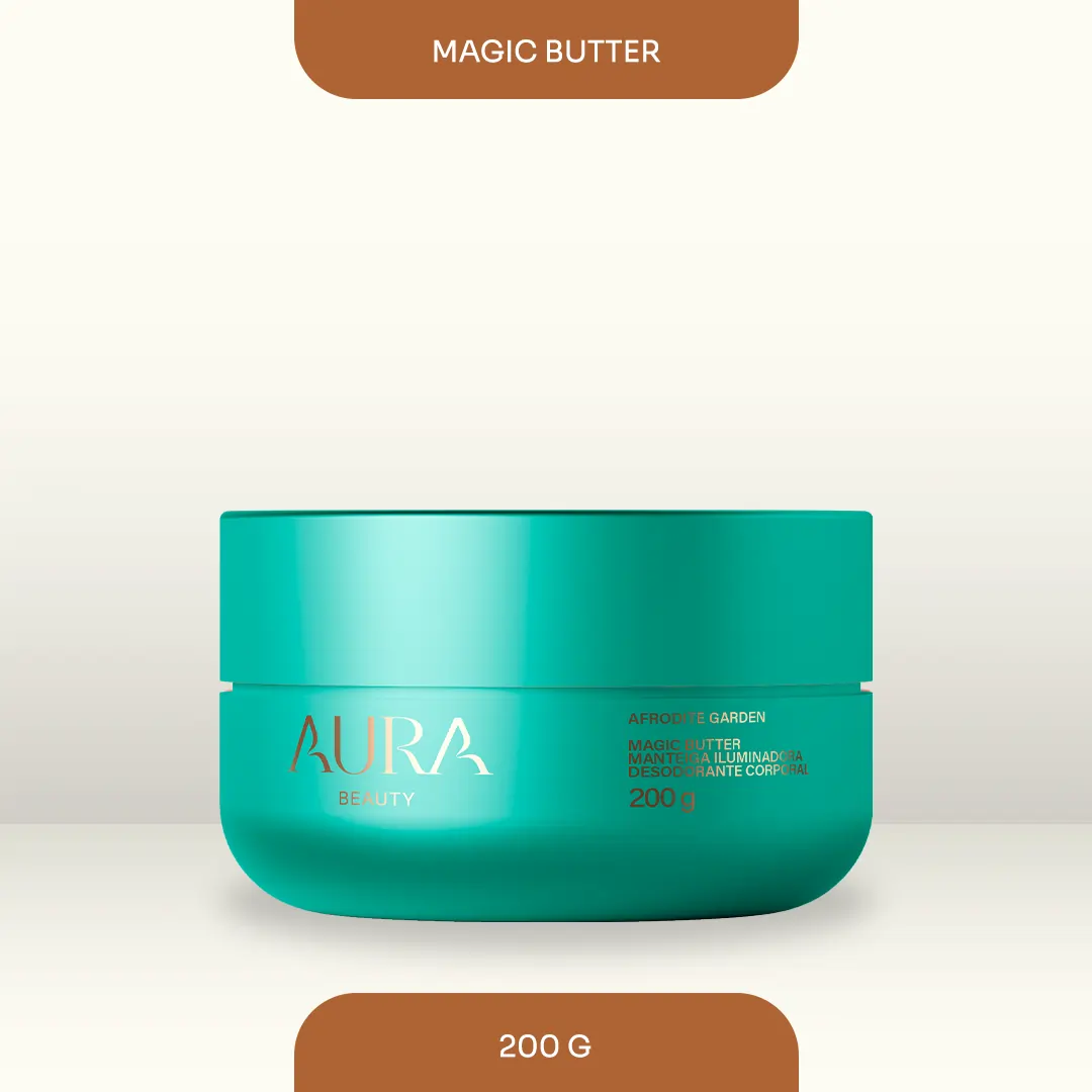 Manteiga Corporal Iluminadora Afrodite Garden Aura Beauty