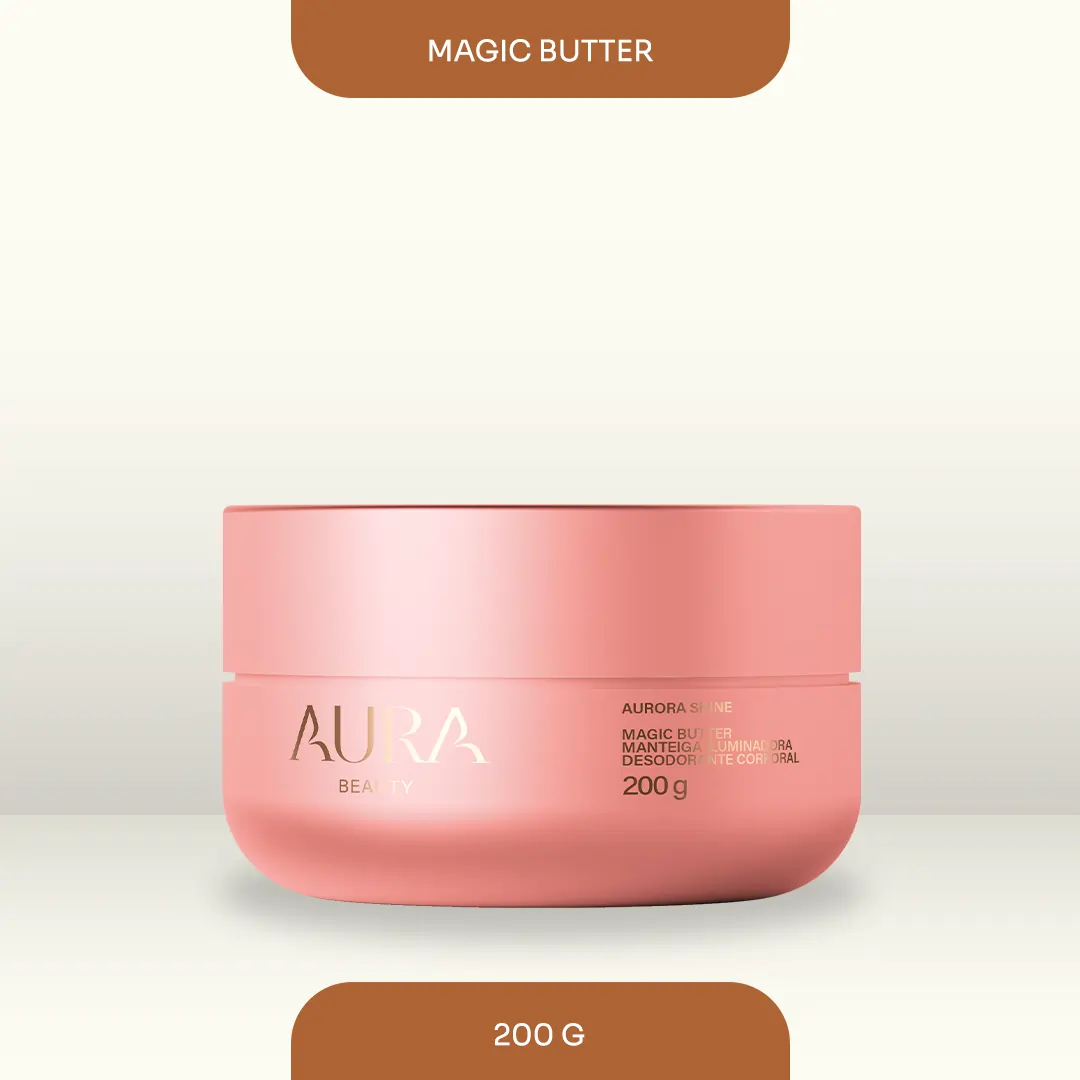 Manteiga Corporal Iluminadora Aurora Shine Aura Beauty