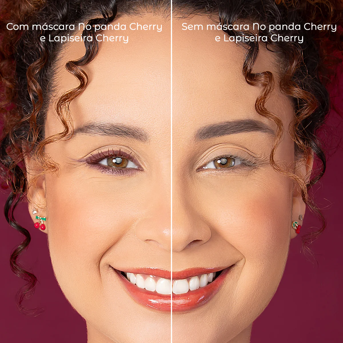 Lapiseira para Olhos Vizzela Bordô Cherry - Imagem 5