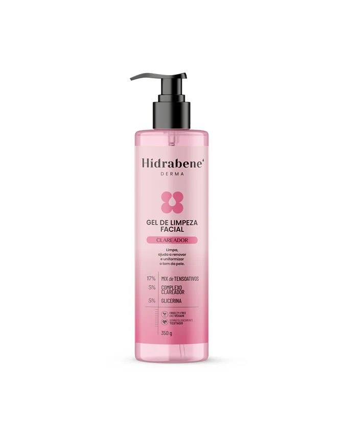 Gel de Limpeza Facial Hidrabene Clareador 350g