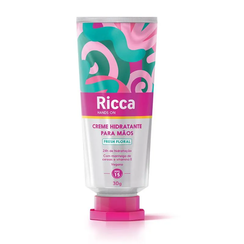 Creme para as Mãos FPS15 Ricca Fresh Floral