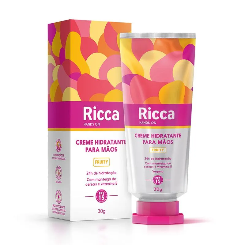 Creme para as Mãos FPS15 Ricca Fruity - Imagem 2