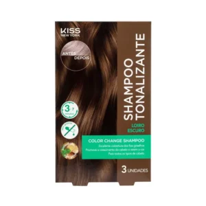 Shampoo Tonalizante Color Change Kiss New York Loiro Escuro