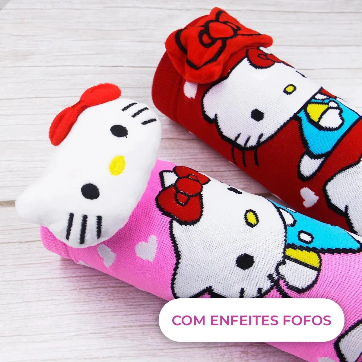Meia Infantil 3D Hello Kitty - Imagem 3