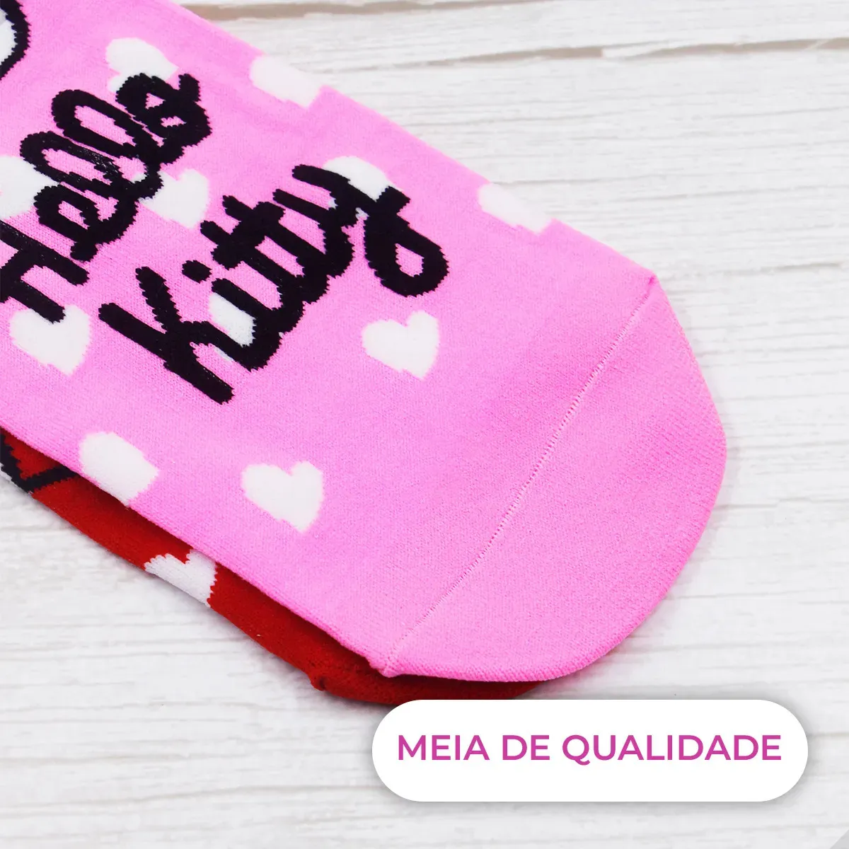 Meia Infantil 3D Hello Kitty - Imagem 5