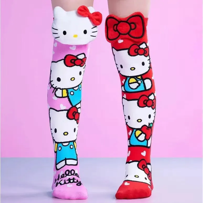 Meia Infantil 3D Hello Kitty