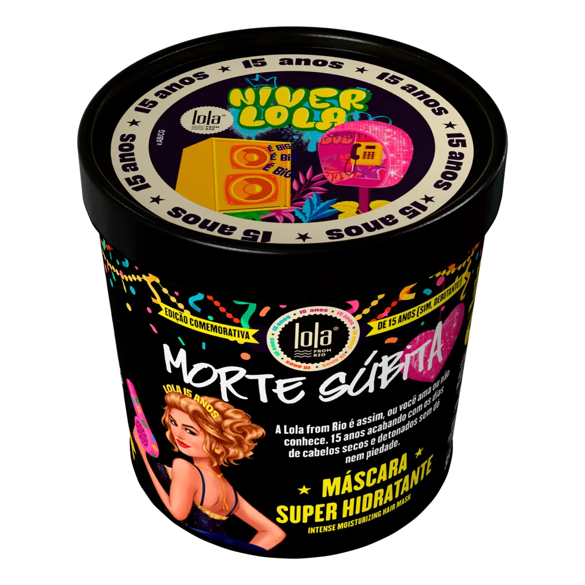Máscara Morte Súbita 15 Anos 950g - Imagem 2