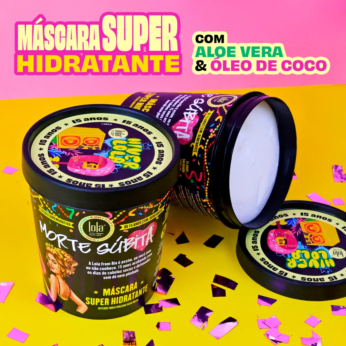 Máscara Morte Súbita 15 Anos 950g - Imagem 4