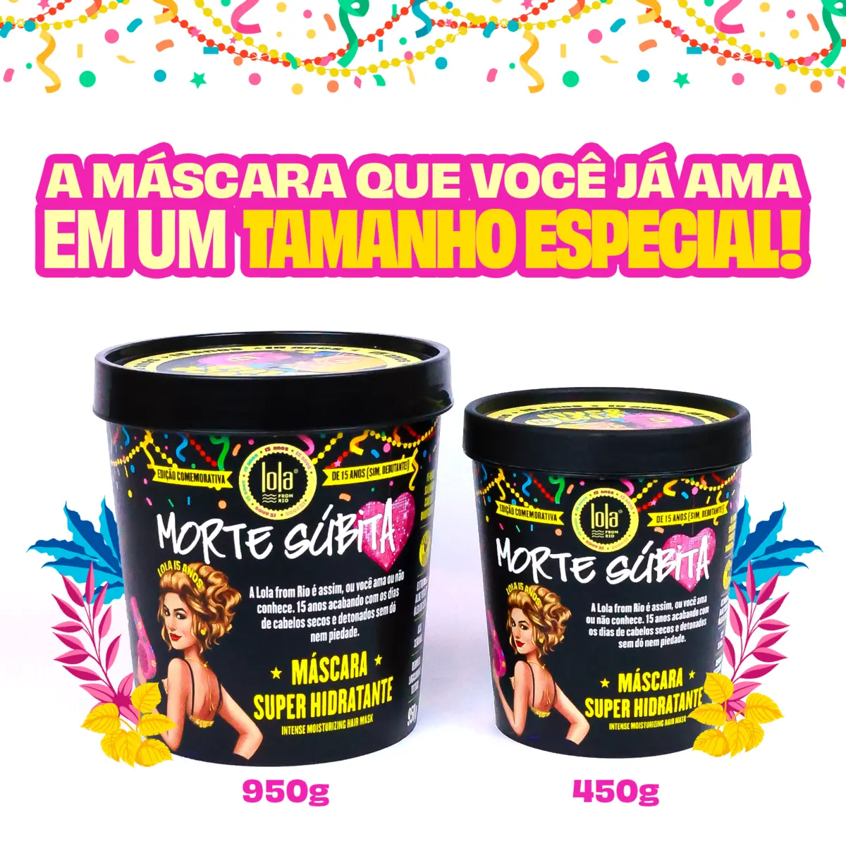 Máscara Morte Súbita 15 Anos 950g - Imagem 5